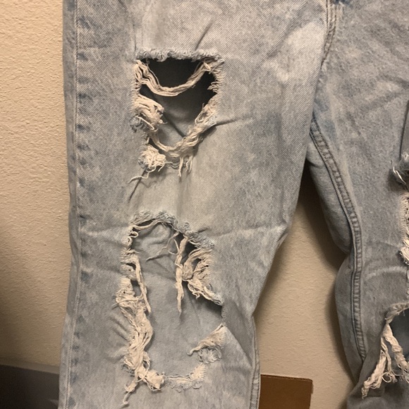 aeropostale blue demin mom jeans size 10 - Picture 2 of 5